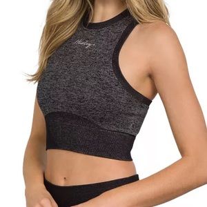 Hurley Seamless Tank Top Sport Bra in Moonless Night